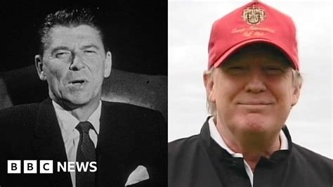 Why does Donald Trump attack the Ronald Reagan Library?